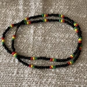 Jamaican Rasta bead necklace